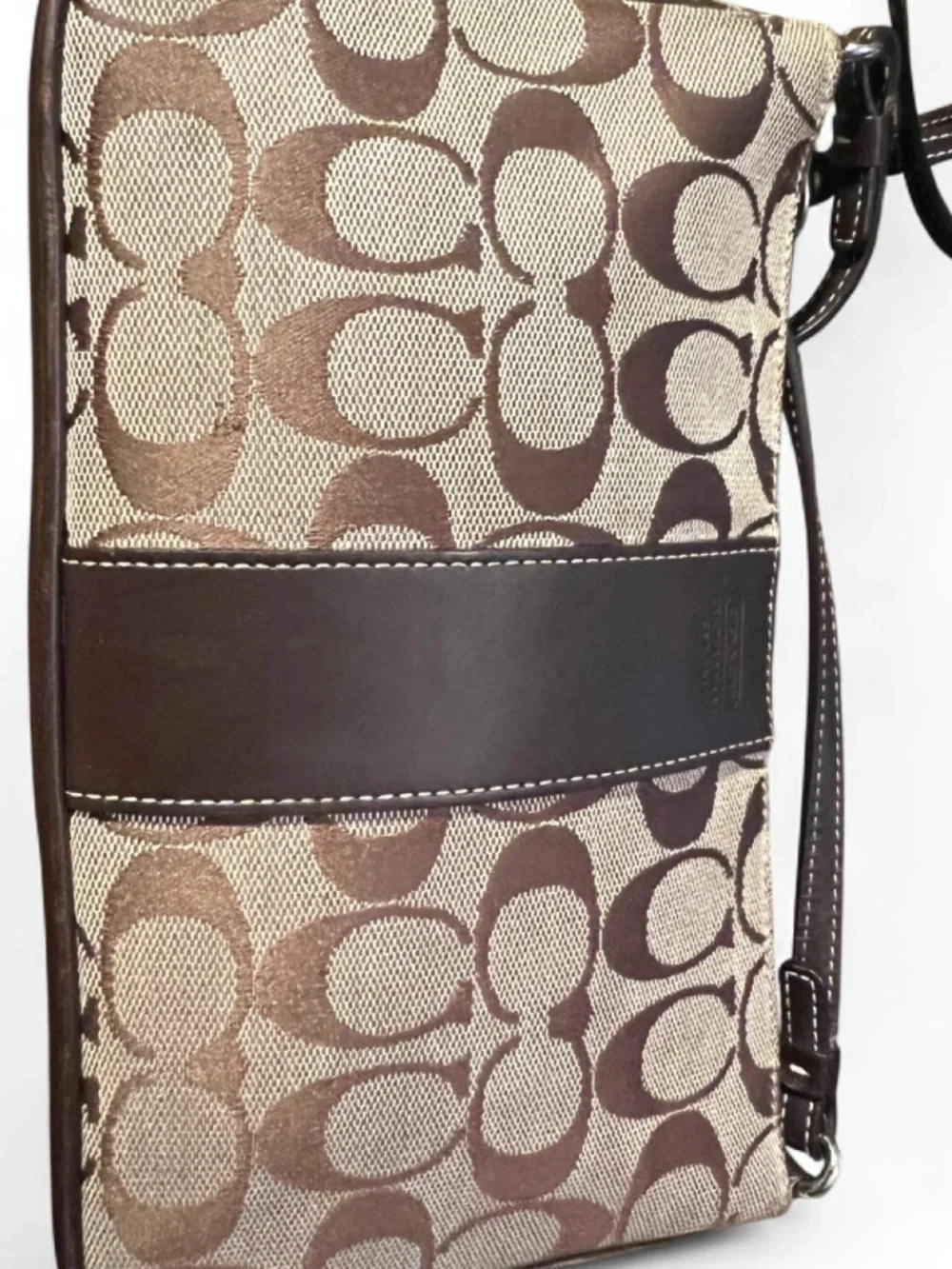 Coach Signature Crossbody Bag #6338 🤎
